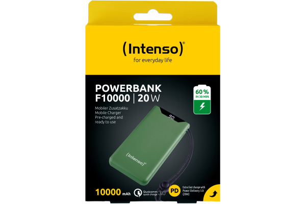 INTENSO Power Bank F10000 Green 7332037 10000 mAh