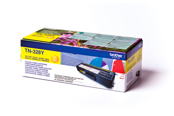 BROTHER Toner Super HY yellow TN-328Y HL-4570CDN 6000 Seiten