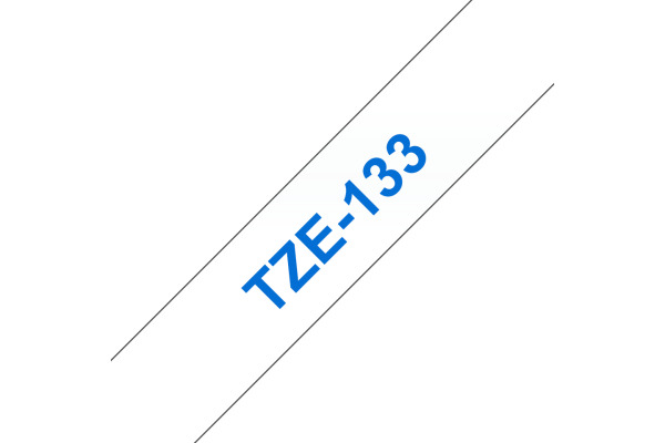 PTOUCH Band, laminiert blau/klar TZe-133 PT-1280VP 12 mm