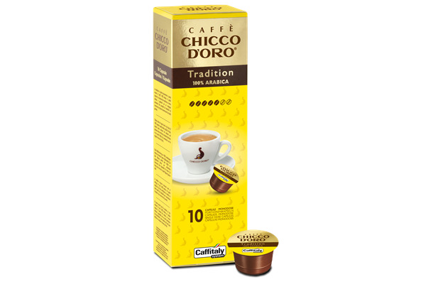 CHICCO D' Kaffee Caffitaly 802000 Tradition Arabica 10 Stück