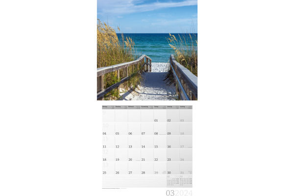 ACKERMANN Bildkalender 2025 4504 Traumpfade ML 30x30cm