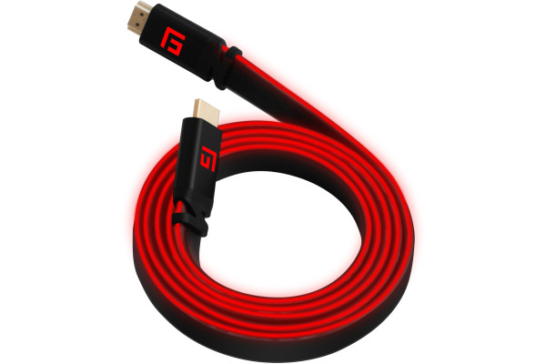 FLOAT G High-Speed LED HDMI Cable 300-RED 3M, v2.1 Red