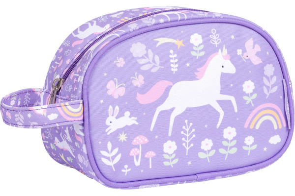 ALLC Kulturbeutel Einhorn TOUDPU09 lila 20.5x14x9.5cm