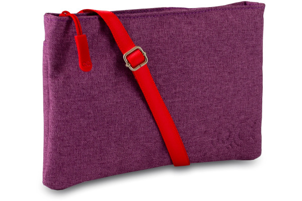 ROOST Handtasche 16x24x1mm 497628 elegant violet/vivid red