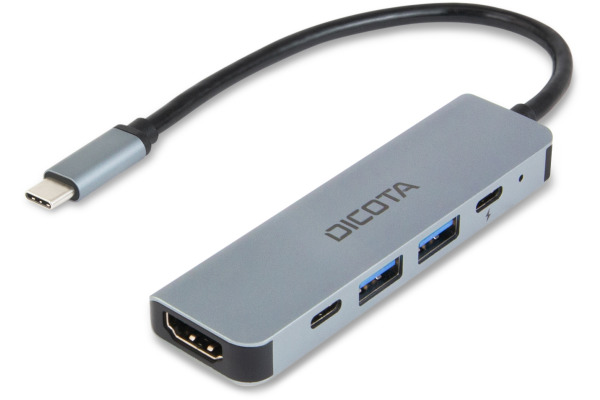 DICOTA USB-C 5-in-1 Video Hub D32060 4K PD 100W