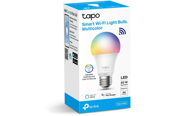 TP-LINK Leuchtmittel LED E27 TAPOL530E WiFi, dimmbar, multicolor