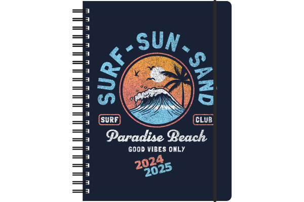 HERLITZ Schüleragenda Surf&Sun 24/25 7191270 1W/2S, FSC 15.5x19.9cm