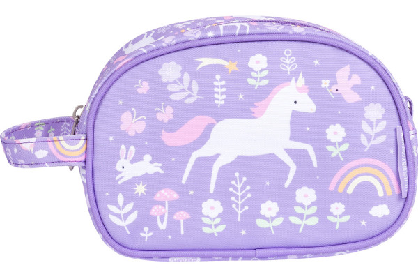 ALLC Kulturbeutel Einhorn TOUDPU09 lila 20.5x14x9.5cm