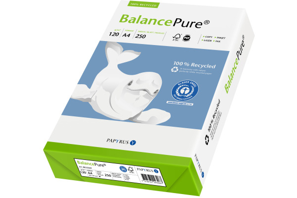 BALANCE PURE BA Kopierpapier A4 88330212 120g, weiss, matt 250 Blatt