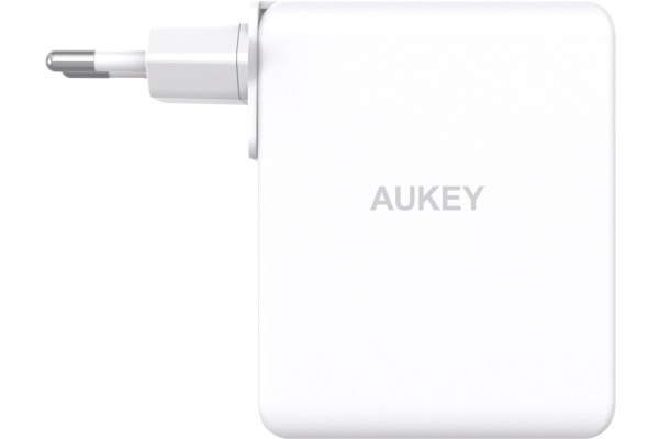 AUKEY OmniaMix II 140W GaN PD PA-B7O WH 3-Port, Wall charger White