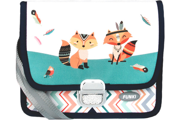 FUNKI Kindergarten-Tasche Foxes 6020.024 türkis 265x200x700mm