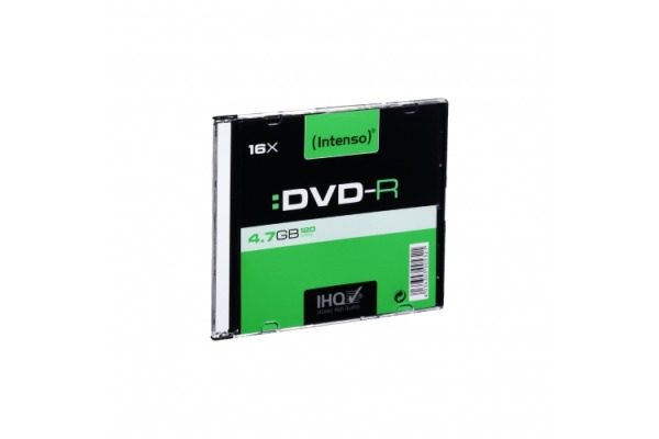 INTENSO DVD-R Slim 4.7GB 4801652 16x Printable 10 Pcs