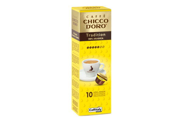 CHICCO D' Kaffee Caffitaly 802000 Tradition Arabica 10 Stück