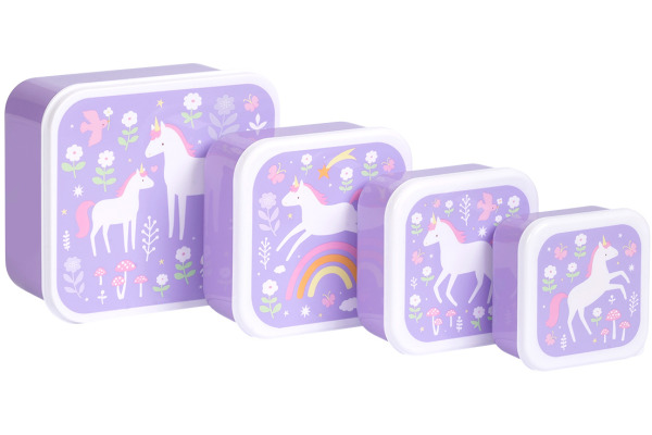 ALLC Lunch & snack box set SBSEUD73 Einhorn