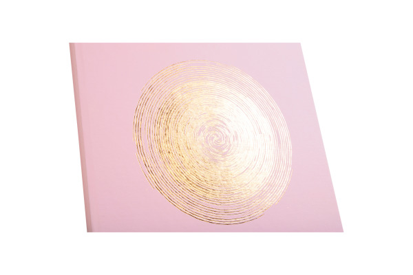 EXACOMPTA Gästebuch Ellipse 27x22cm 47983E rosa 100 Seiten