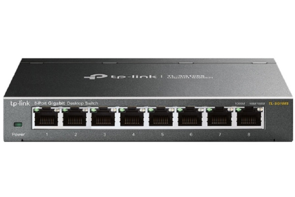 TP-LINK 8-Port Gigabit Desktop Switch TLSG108S Desktop Steel Case