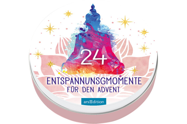 ARS EDITI Adventskalender 12x12cm 134236 Entspannungsmomente