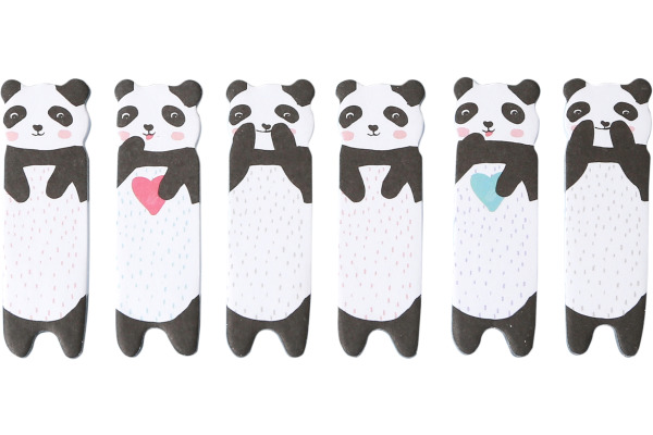 I AM CREA Haftnotizen 4086.74 Panda 6x20 Blatt