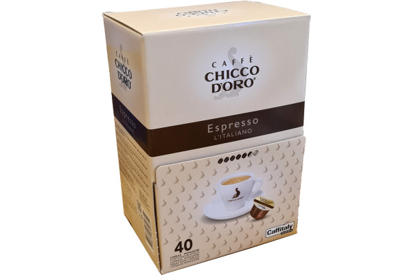 CHICCO D' Kaffee Caffitaly 802352 Espresso Italiano 40 Stück