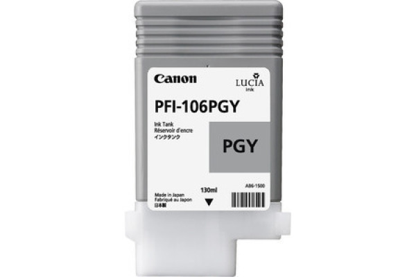 CANON Tintenpatrone photo grey PFI106PGY iPF 6300/6350 130ml