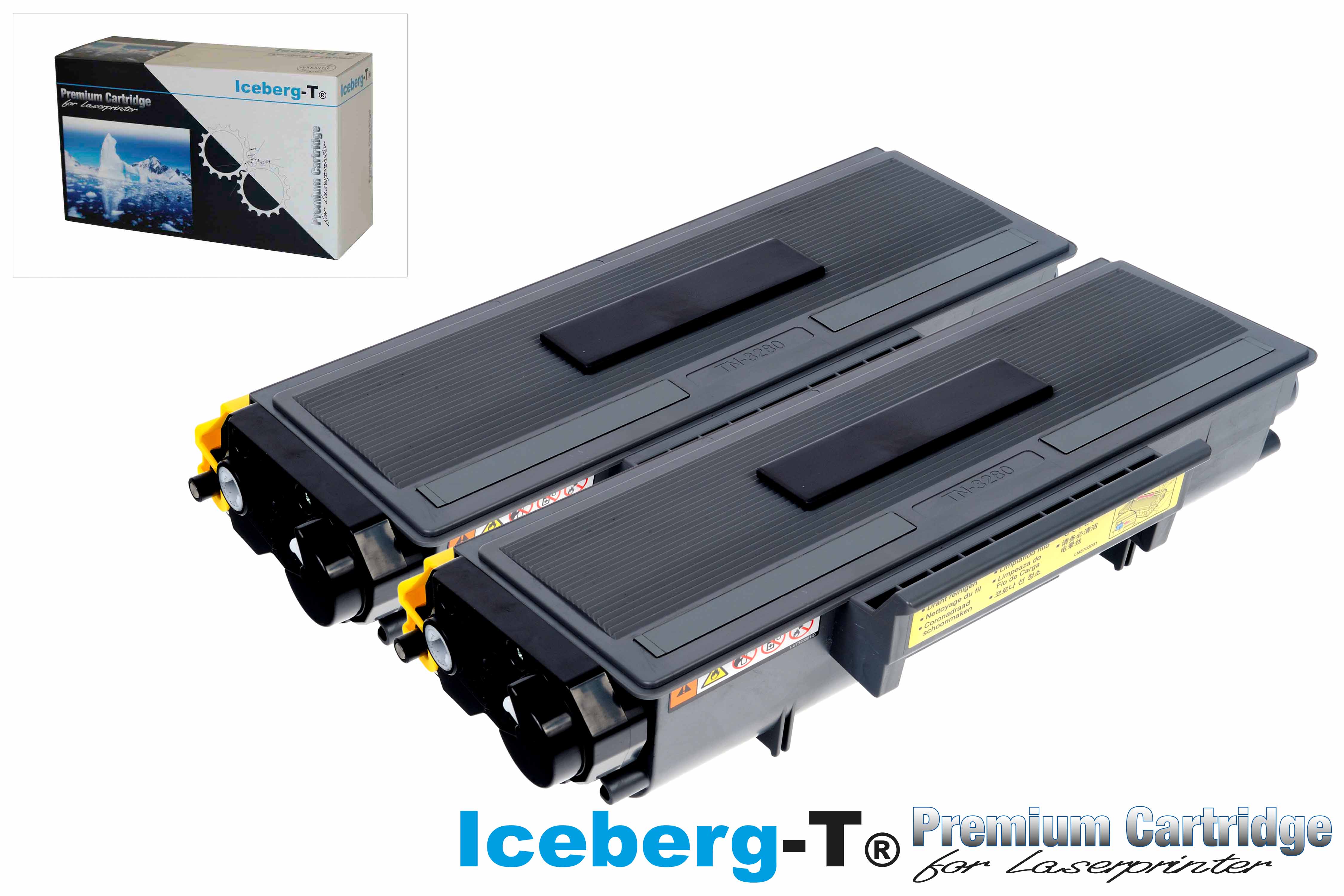 Iceberg-T Toner TN-3280 DuoPack 2 Stück à 8'000 Seiten, schwarz