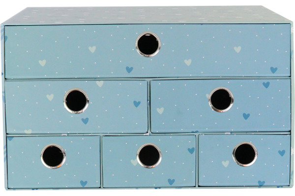 ANCOR Schubladen Box 117950 B'LOG SWEET BLUE 6 Schubladen