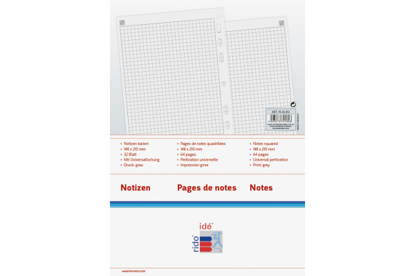 RIDOIDE Timing 2 Notizen kariert 7066451.2 32 Blatt 9.3x17.2cm