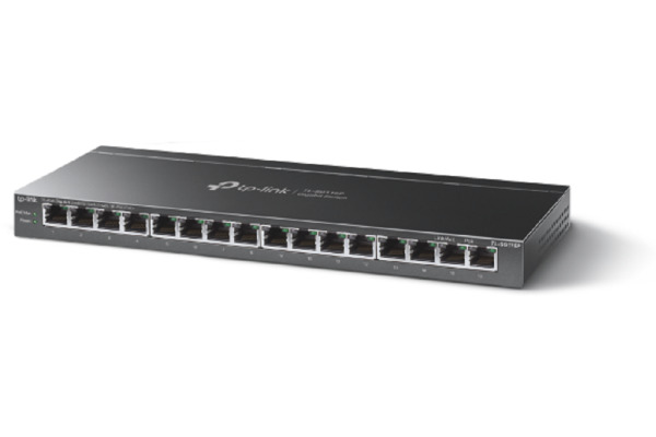 TP-LINK 16-Port Gigabit Switch TL-SG116P with 16-Port PoE+