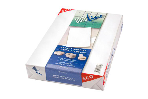 BÜROLINE Kopierpapier Eco A4 525010 80g, weiss 500 Blatt