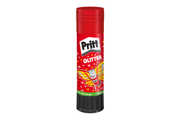 PRITT Klebestift Glitter 20g PGGRD pink, rot, gelb