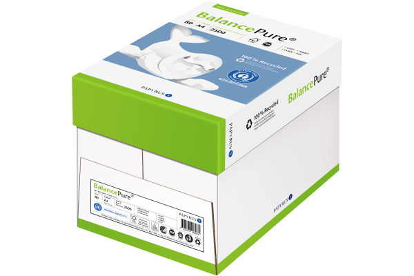 BALANCE Multifunktions-Papier A4 88330215 weiss,Recycling,80g,500 Blatt