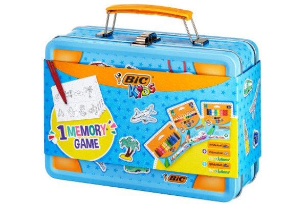 BIC Memory Game Kids 978221 Metal Box