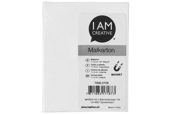 I AM CREA Malkarton 7006.0709 mit Magnet, 7x9cm