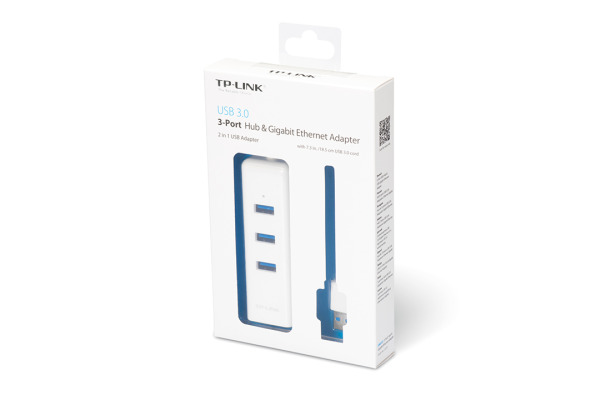 TP-LINK Ethernet Adapter 3-Port UE330 USB 3.0