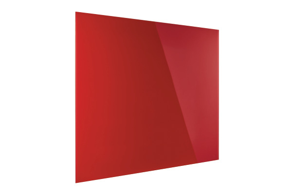 MAGNETOP. Design-Glasboard 1200x900mm 13404006 rot, magnetisch