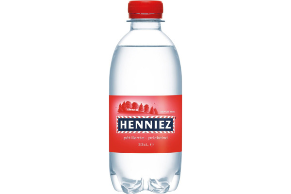 HENNIEZ rot, mit Kohlensäure, Pet 400001914 33 cl, 24 Stk.