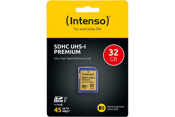 INTENSO SDHC Card PREMIUM 32GB 3421480 UHS-I