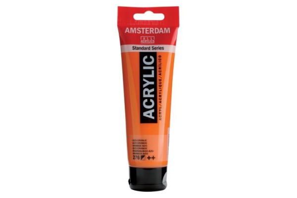 AMSTERDAM Acrylfarbe 120ml 17092762 azo-orange 276