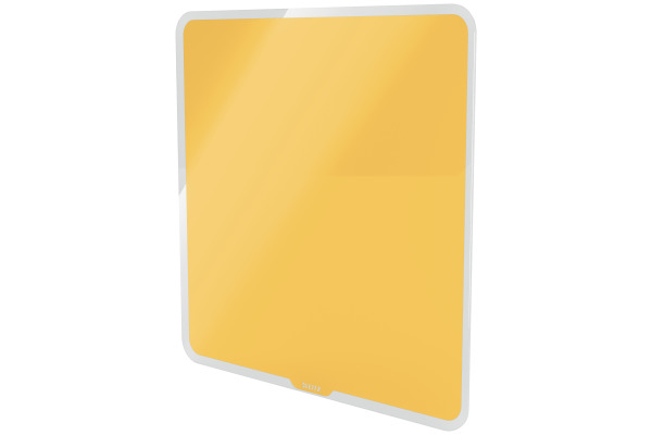 LEITZ Glass Whiteboard Cosy 70440019 gelb 50x50x4cm