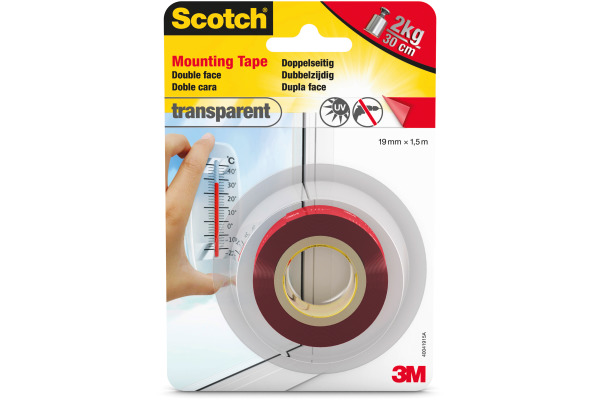 SCOTCH Montageband 19mm×1,5m 4910C1915 transparent