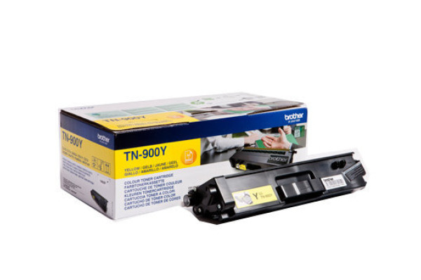 BROTHER Toner Super HY Twin yellow TN-900Y HL-L9200CDWT 2x6000 Seiten