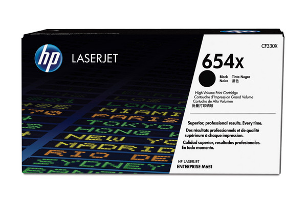 HP Toner-Modul 654X schwarz CF330X CLJ Enterprise M651 20'500 S.