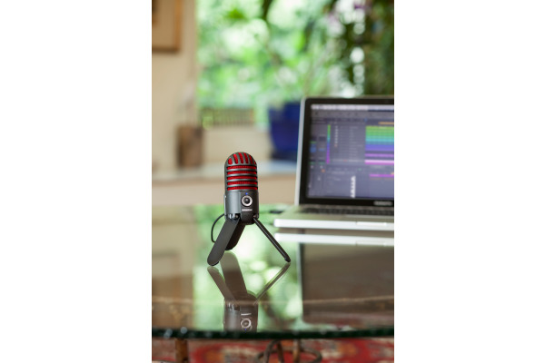 SAMSON Meteor USB Microphone bl/red SAMTRBR Studio Condenser Micro