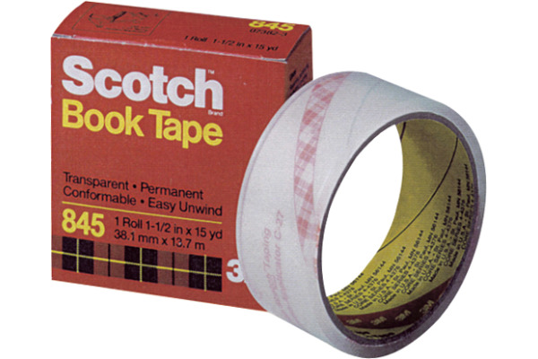 SCOTCH Buchklebeband 38mmx13,7m 845/3813 transparent