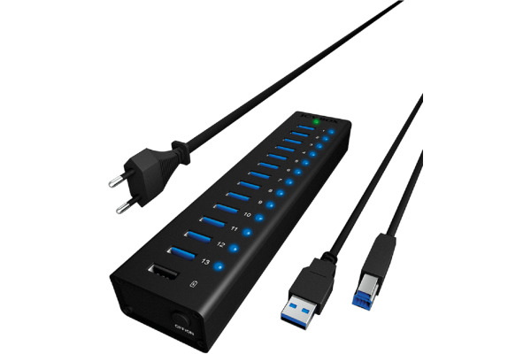 ICY BOX 13-Port USB 3.0 Hub IB-AC6113