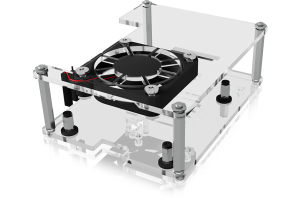 ICY BOX Gehäuse für Raspberry Pi IB-RP106 2 B, 3 B/B+ und 4 B