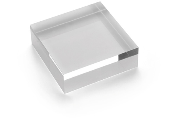 DEFLECTO Acrylblock 75x25mm AB225 transparent poliert