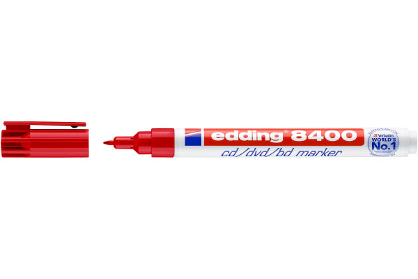 EDDING CD-Marker 8400 0,5-1mm 8400-2 rot