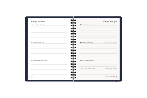 HERLITZ Schüleragenda Surf&Sun 24/25 7191270 1W/2S, FSC 15.5x19.9cm