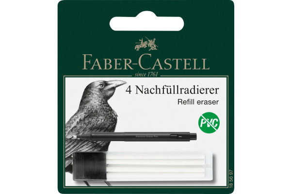 FABER-CA. Ersatzradierer Precision 185697 4 Stück